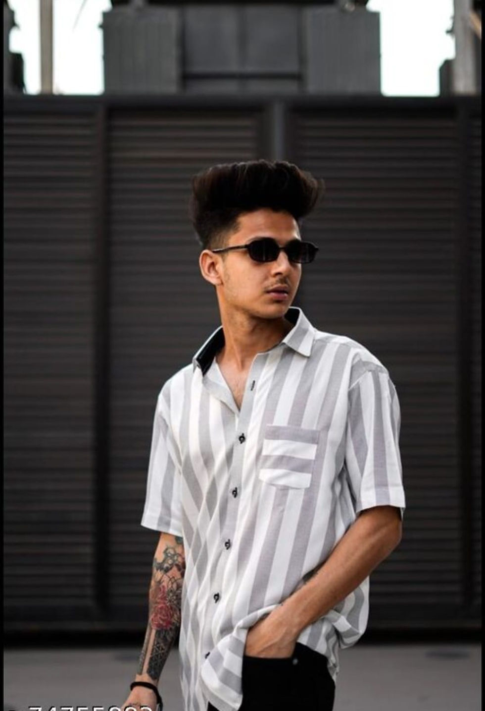 Trending Lining Pattern Printed Shirts for men
