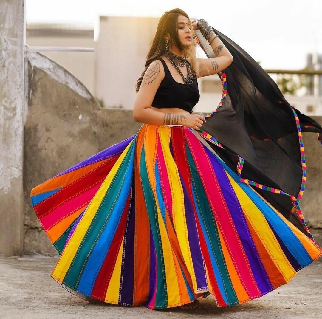 Designer Multi Colour Crop top for 2022