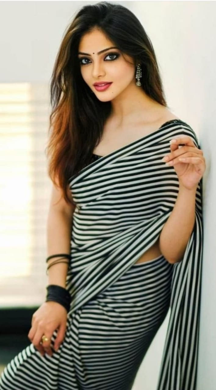 Thumbnail: Alluring Designer Georgette Black Saree