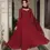 Thumbnail: Buy Occasion wear Maroon Color Dimond Handwork Anarkali Gown