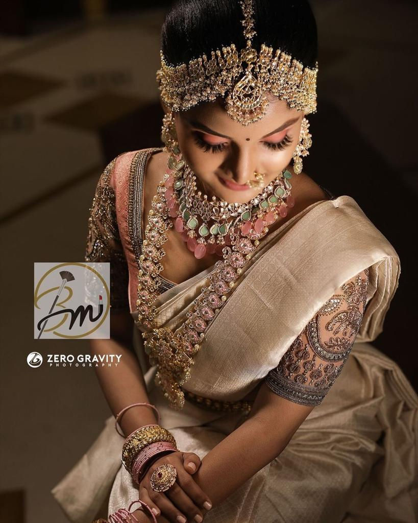 Thumbnail: Trending Silver colour Saree