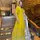 Thumbnail: Buy Marriage special Sequence Work Yellow Color Gown