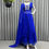 Thumbnail: Latest Georgette Dark blue color palazzo suit