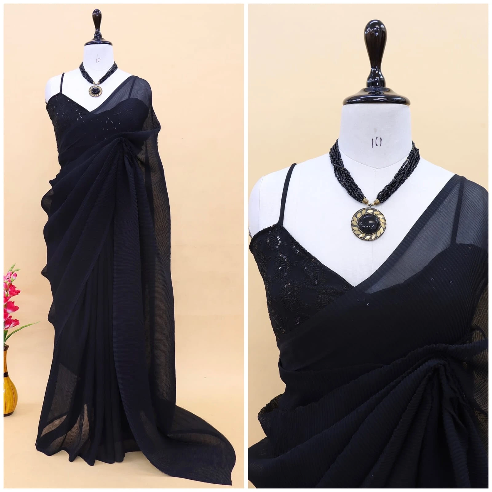 Readymade Saree: लेटेस्ट रेडीमेड साड़ि डिजाईन