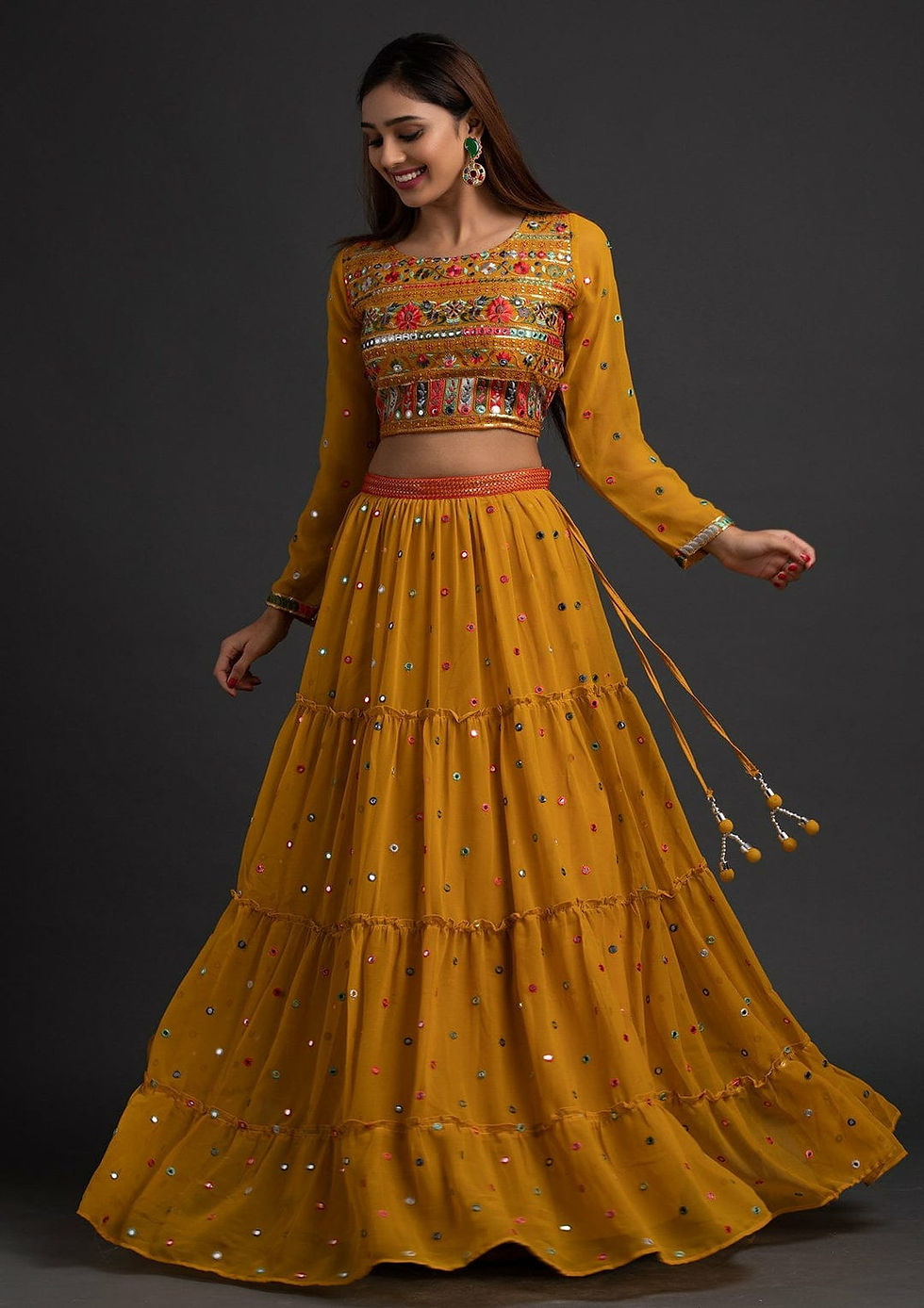 Thumbnail: Indian Wedding Haldi Ceremony Lehenga Choli For 2022