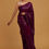 Thumbnail: Purple Colored Keerramnx Sequin Work Designer Saree