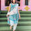 Thumbnail: Fancy Sky Blue Digital Printed Dhoti Style Suit
