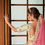 Thumbnail: Buy Latest Designer Cream Satin Silk Lehenga choli