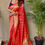Thumbnail: Red Banarasi Silk Saree
