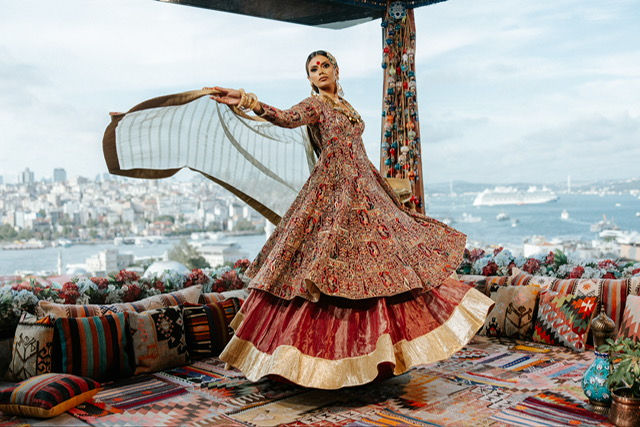 Thumbnail: Georgette Sequins/Dabka/Zardozi Anarkali