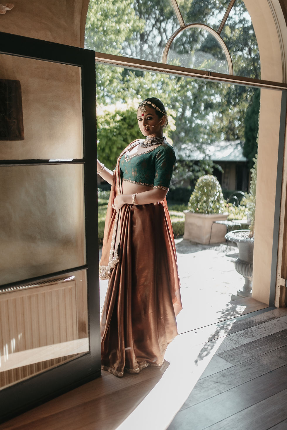 Thumbnail: RAYANN Gold Zari Cotton Silk Saree