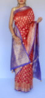 Thumbnail: Pure Banarasi Silk Saree