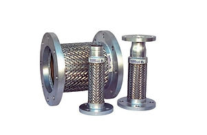 Junta, Manguera Metalica, Flexible con Bridas Acero Inoxidable