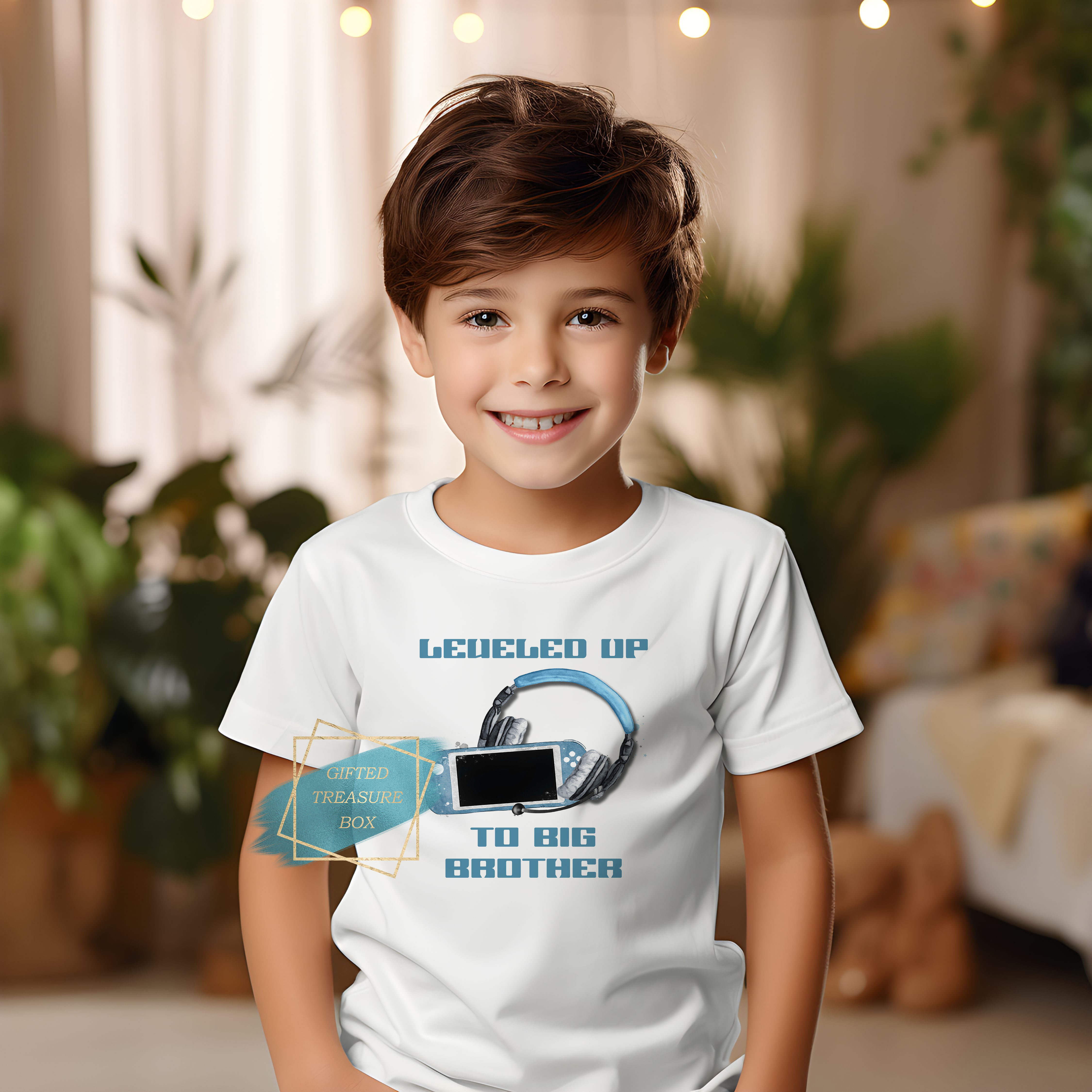 Leveled up to Big Brother Baby Announcement, Promoted To Big Brother Tshirt