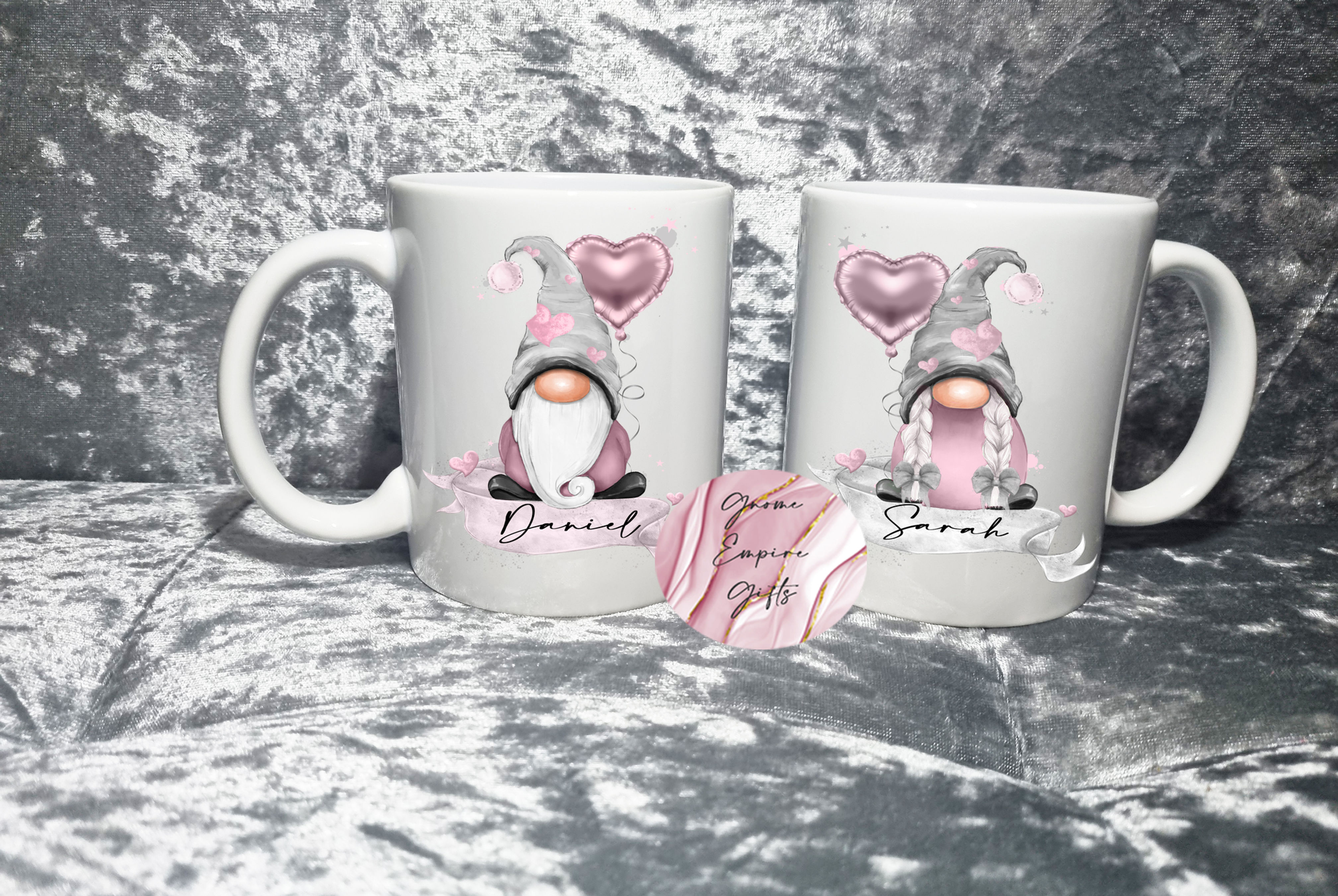 Personalised Valentines Gonk Mug,