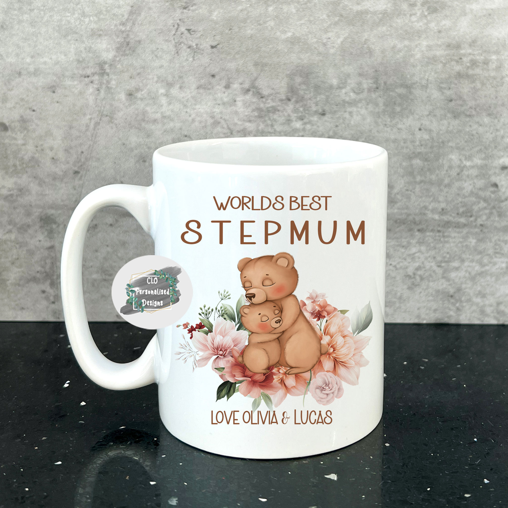 Personalised Mothers Day Mug For Step Mum, Worlds Best Step Mum