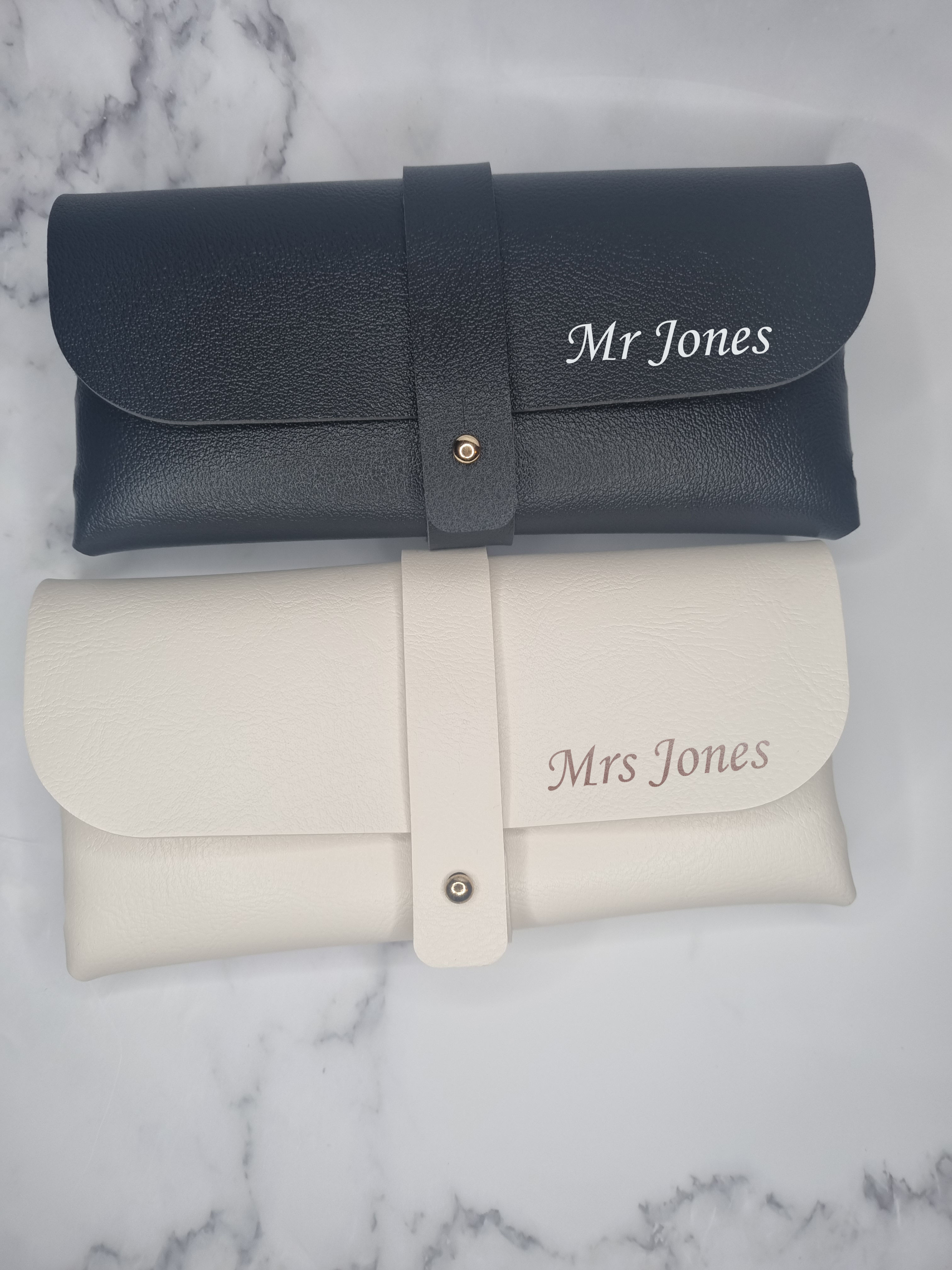 Personalised Couples Sunglasses Case, Abroad Wedding, Honeymoon Gift