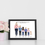 Thumbnail: Personalised Family Frame, Custom Family Framed A4 Print