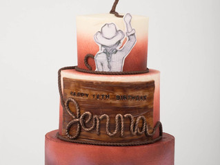 Icing Smiles: Cowgirl Birthday Cake