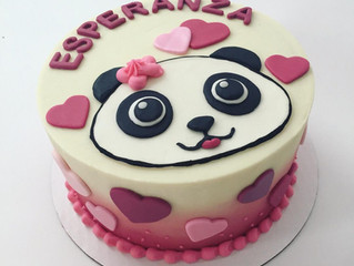 Panda Birthday Cake