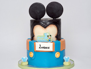 1st Birthday Baby Mickey Cake