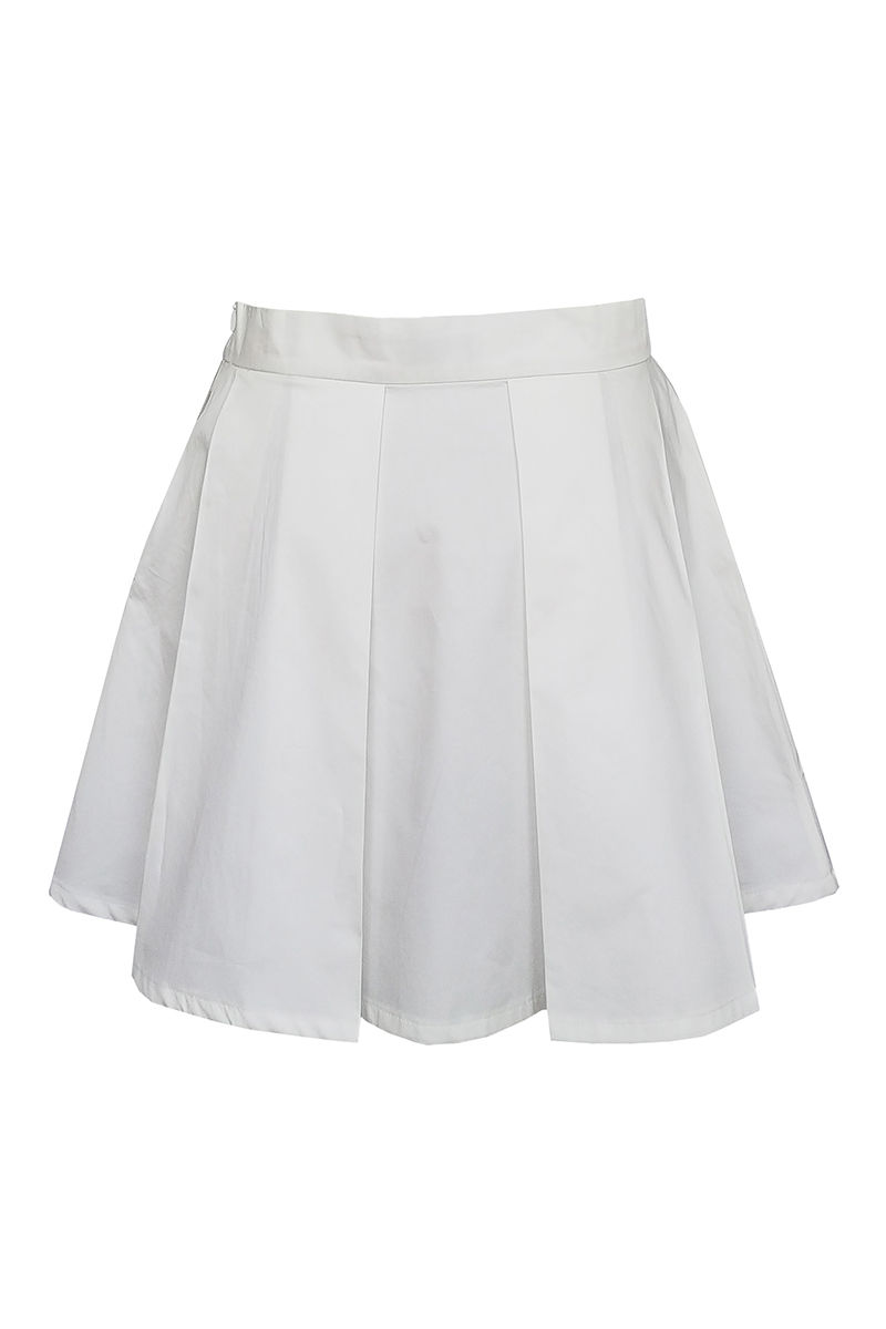 Thumbnail: ROSA- ORGANIC COTTON PLEAT SKIRT