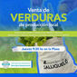 SALLIQUELÓ: ESTE JUEVES, DESDE LAS 9.30 HORAS, VENTA DE VERDURAS DE PRODUCCIÓN LOCAL EN LA PLAZA PRINCIPAL