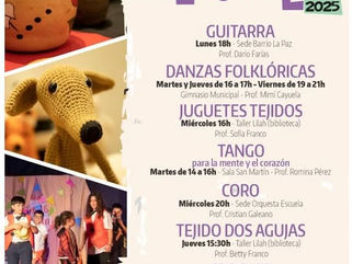 ABIERTA LA INSCRIPCIÓN A LOS DISTINTOS TALLERES CULTURALES EN DAIREAUX