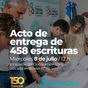 EL GOBERNADOR AXEL KICILLOF Y EL INTENDENTE FRANCISCO RECOULAT ENTREGARÁN ESTE MIÉRCOLES UN TOTAL DE 458 ESCRITURAS A FAMILIAS DEL DISTRITO