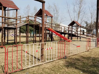 30 DE AGOSTO: SE REACONDICIONAN JUEGOS INFANTILES DEL PARQUE MUNICIPAL