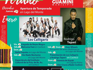 CONTINÚAN LAS ACTIVIDADES DE LA TEMPORADA 2023 EN LOS BALNEARIOS DEL DISTRITO DE GUAMINÍ