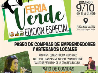 EDICIÓN ESPECIAL DE LA FERIA VERDE, EN LA PLAZA SAN MARTÍN DE DAIREAUX