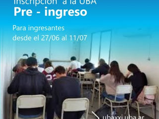 PEHUAJÓ: INSCRIPCIONES AL 2° CUATRIMESTRE 2025 UBA