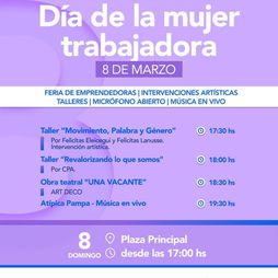 ACTIVIDADES POR EL 8M EN SALLIQUELÓ