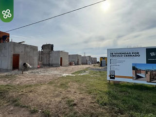 EL INTENDENTE FRANCISCO RECOULAT RECORRIÓ EL AVANCE DE LA CONSTRUCCIÓN DE VIVIENDAS POR CÍRCULO CERRADO EN 30 DE AGOSTO