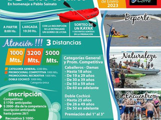 El DOMINGO 29 LLEGA A LA VILLA TURÍSTICA COCHICÓ LA 13° EDICIÓN DEL TRADICIONAL CRUCE A NADO