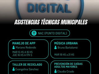 TRES LOMAS: ASISTENCIAS TÉCNICAS MUNICIPAL EN EL NAC DEL PUNTO DIGITAL