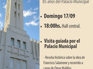 VISITA GUIADA POR EL PALACIO MUNICIPAL DE PELLEGRINI