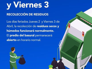 SALLIQUELÓ:  RECOLECCIÓN DE RESIDUOS DURANTE SEMANA SANTA