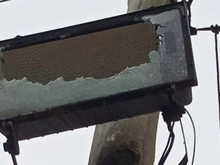 GUAMINÍ: NUEVOS HECHOS DE VANDALISMO EN LUMINARIAS DE LA CIUDAD CABECERA