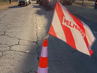 TRES LOMAS: COMENZARON LAS TAREAS DE BACHEO Y SEÑALIZACIÓN SOBRE LA RUTA N° 23