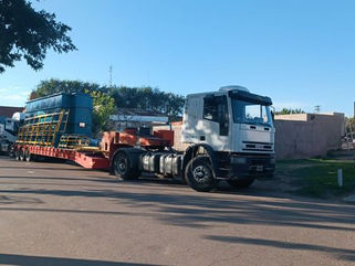 ARRIBARON HOY LOS MÓDULOS POTABILIZADORES PARA LA PLANTA DE TRATAMIENTO DE AGUA DE GUAMINÍ
