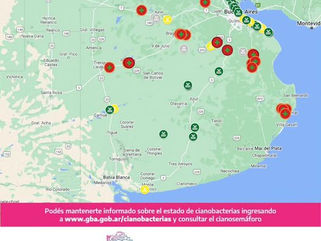 EL MUNICIPIO DE GUAMINÍ LLEVA TRANQUILIDAD A LOS TURISTAS SOBRE EL ESTADO DE LOS BALNEARIOS DE COCHICÓ Y LAGO DEL MONTE EN TORNO A LAS CIANOBACTERIAS