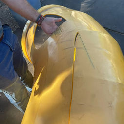 PEHUAJÓ: RECAMBIO DE TRAMO DEL TOBOGÁN EN EL PARQUE SAN MARTÍN 