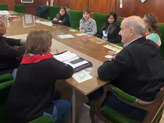 PEHUAJÓ: REUNIÓN DEL INTENDENTE CON LAS ÁREAS DE DISCAPACIDAD, SALUD Y DESARROLLO DE LA COMUNIDAD