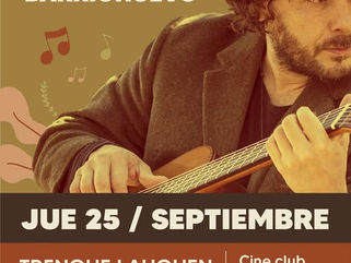 RALY BARRIONUEVO SE PRESENTA EN TRENQUE LAUQUEN, EL JUEVES 25 DE SEPTIEMBRE