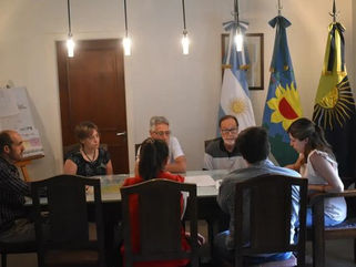 PELLEGRINI: LA INTENDENTE SE REUNIÓ CON EL EQUIPO TÉCNICO DE HIDRÁULICA PROVINCIAL