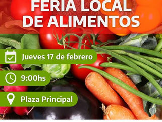 FERIA LOCAL DE ALIMENTOS EN CARLOS TEJEDOR