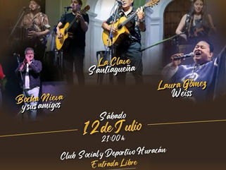 PELLEGRINI: PEÑA ANIVERSARIO, EL SÁBADO 12 DE JULIO