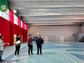 EL INTENDENTE FRANCISCO RECOULAT EN BERUTI: PLAN DE MEJORAS PARA EL POLIDEPORTIVO